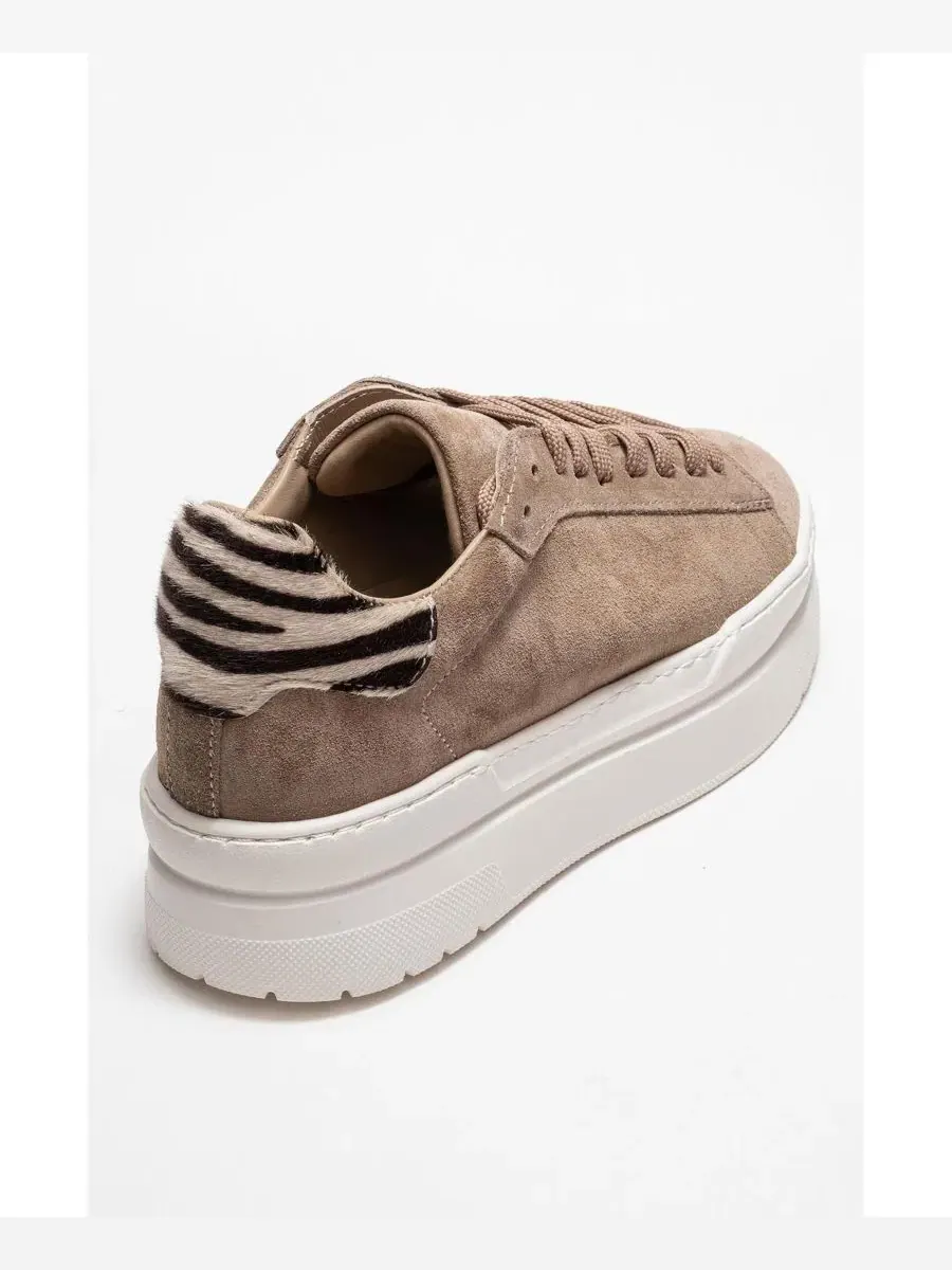 Кроссовки женские из натуральной кожи с плоской подошвой, Anabel Platform Sneakers Forever & Always — изображение 3 из 6