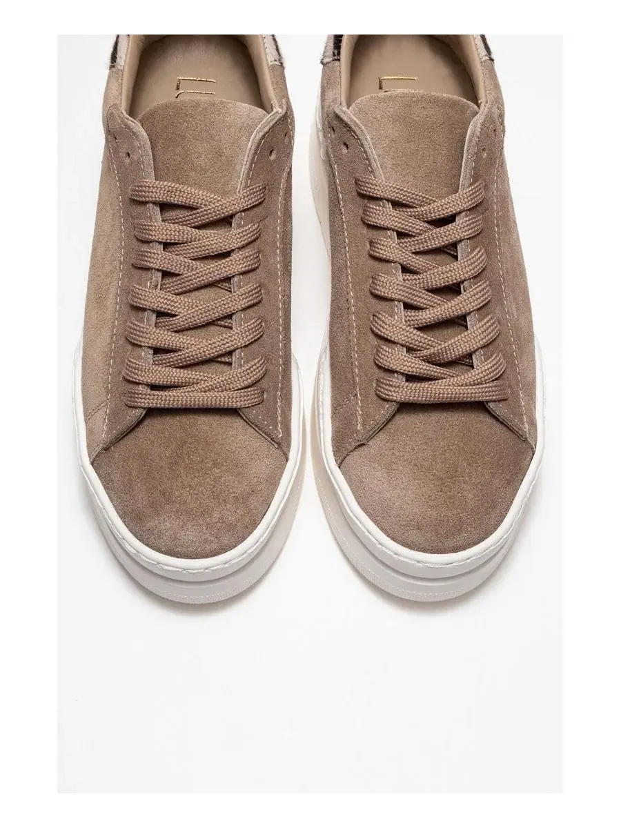 Кроссовки женские из натуральной кожи с плоской подошвой, Anabel Platform Sneakers Forever & Always — изображение 5 из 6