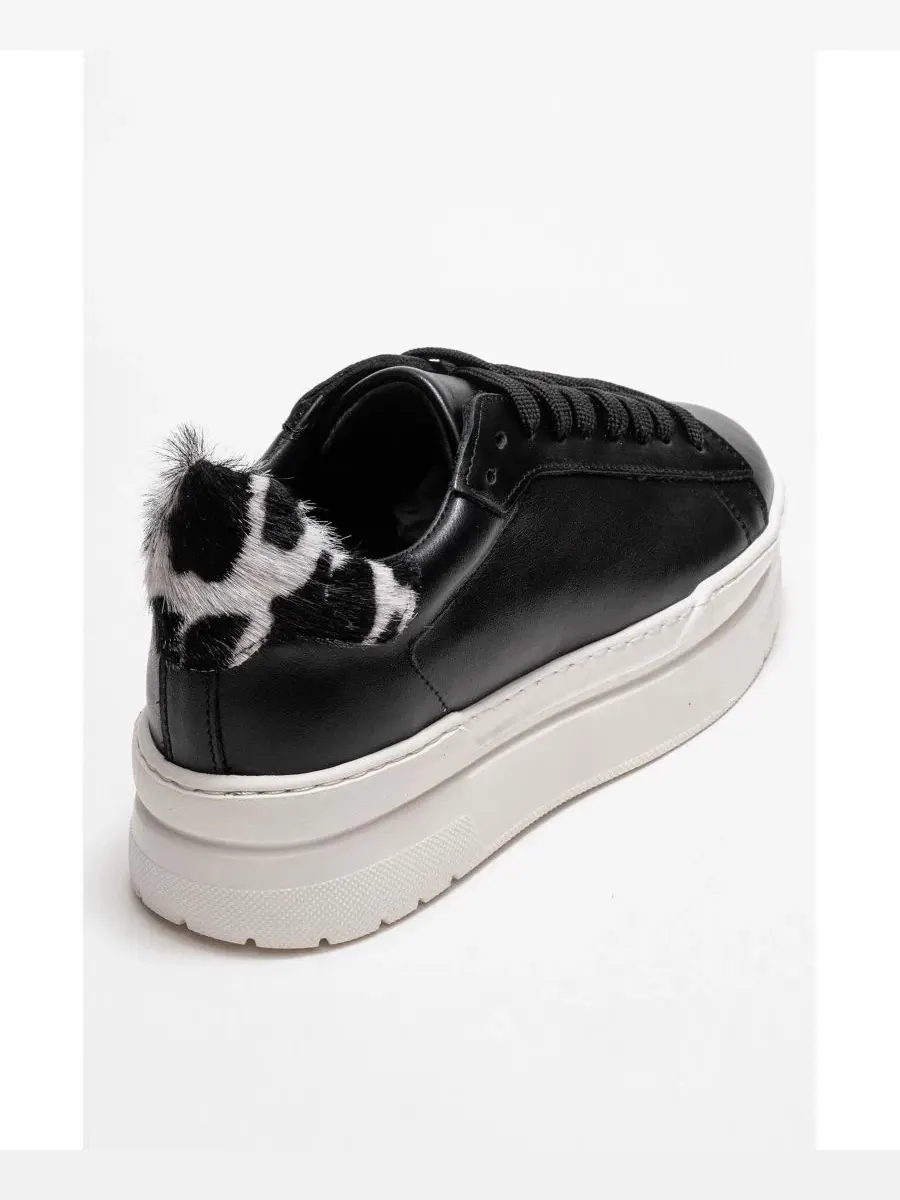 Кроссовки женские кожаные с платформой, Anabel Forever & Always Shoes — изображение 3 из 6, черный