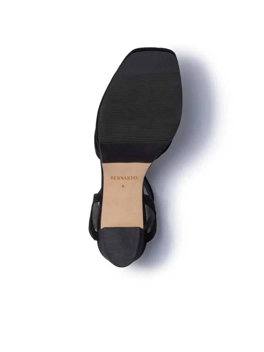 Босоножки на платформе с закрытым каблуком 7 см Celeste Bernardo Footwear — изображение 4 из 6, черный