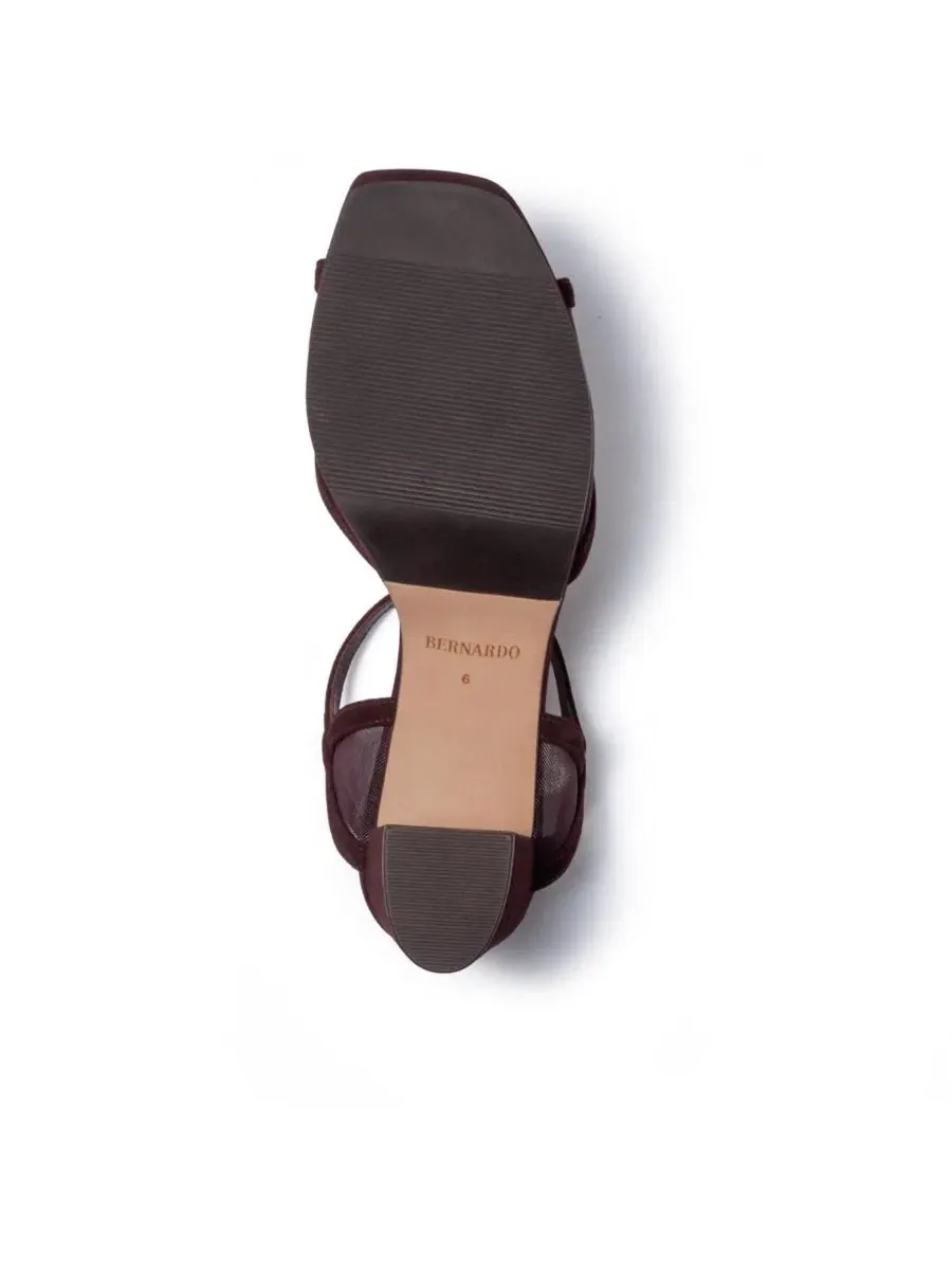 Женские босоножки на платформе Celeste Bernardo Footwear — изображение 4 из 5, винный