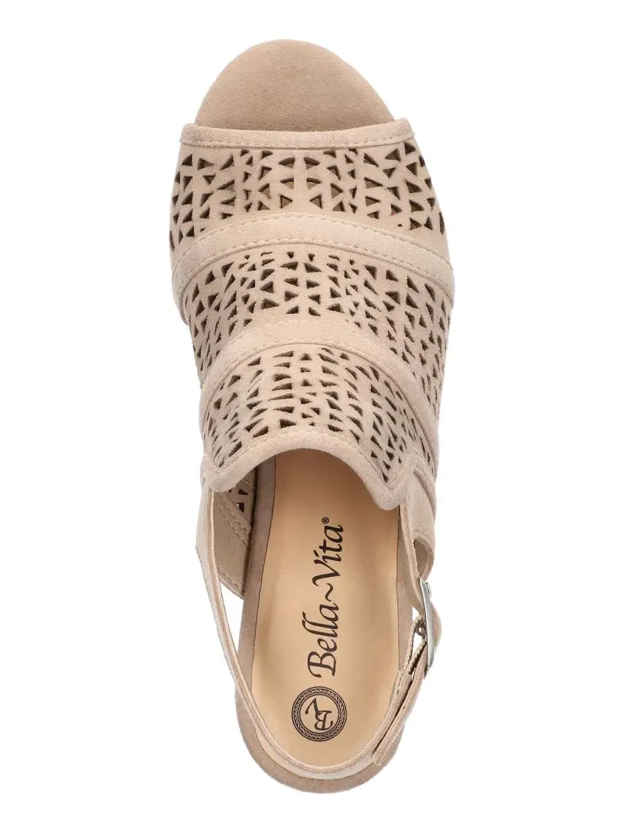 Босоножки на каблуке Marti Bella Vita, Almond Kidsuede Leather — изображение 4 из 7