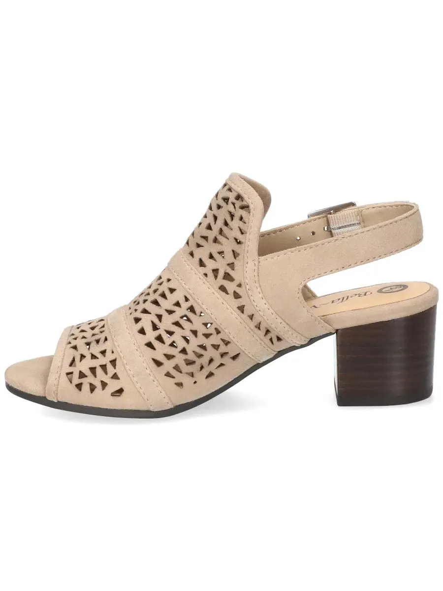 Босоножки на каблуке Marti Bella Vita, Almond Kidsuede Leather — изображение 7 из 7