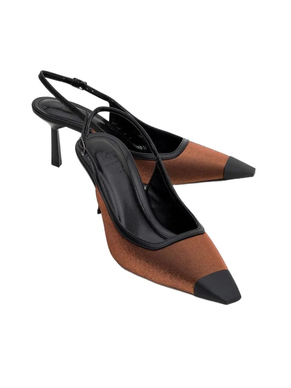 Женские атласные туфли-лодочки Alive с острым носком Prologue Shoes, Copper Satin — изображение 2 из 7