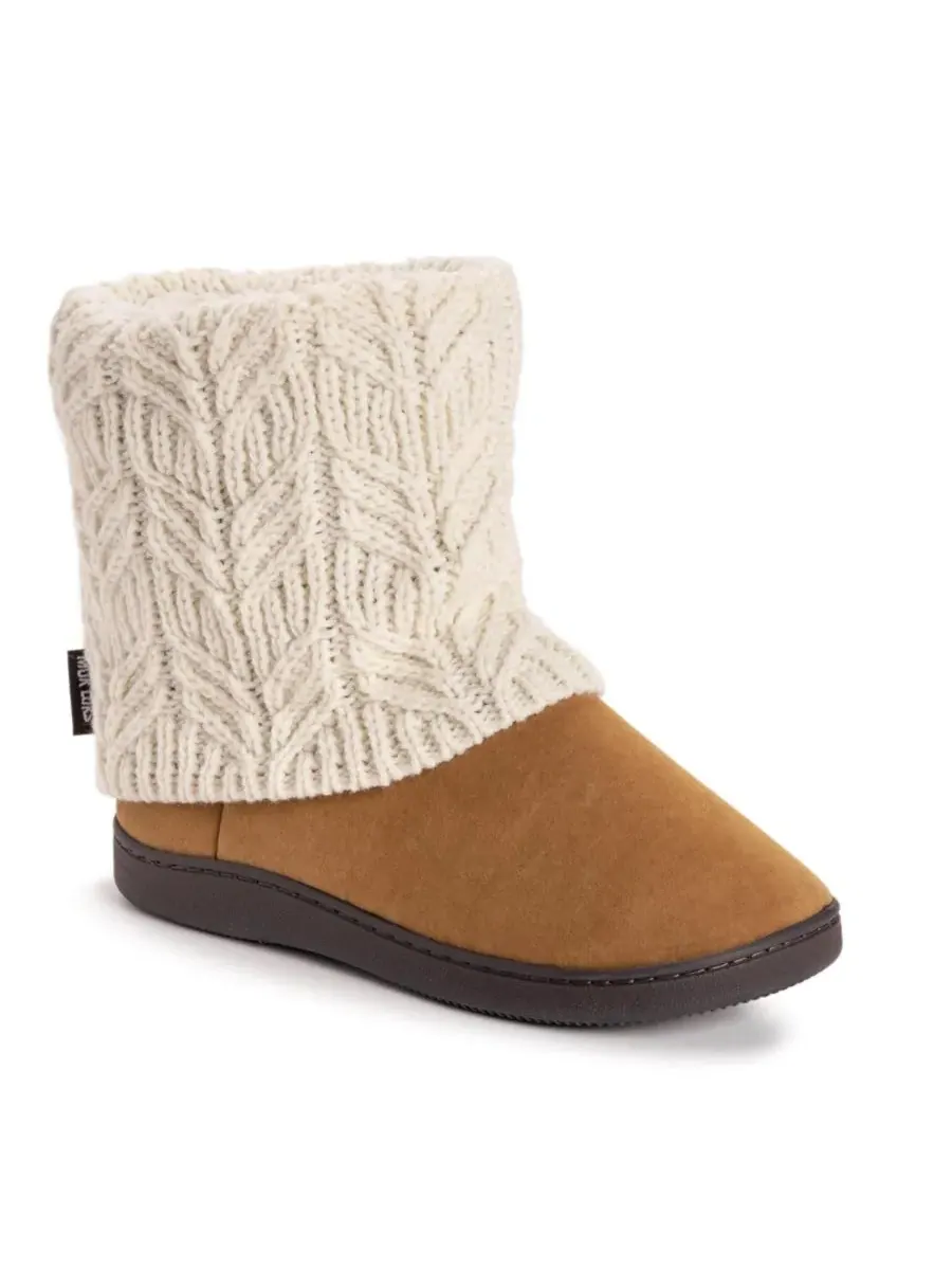 Женские тапочки Ракель MUK LUKS, айвори — изображение 1 из 9, белый