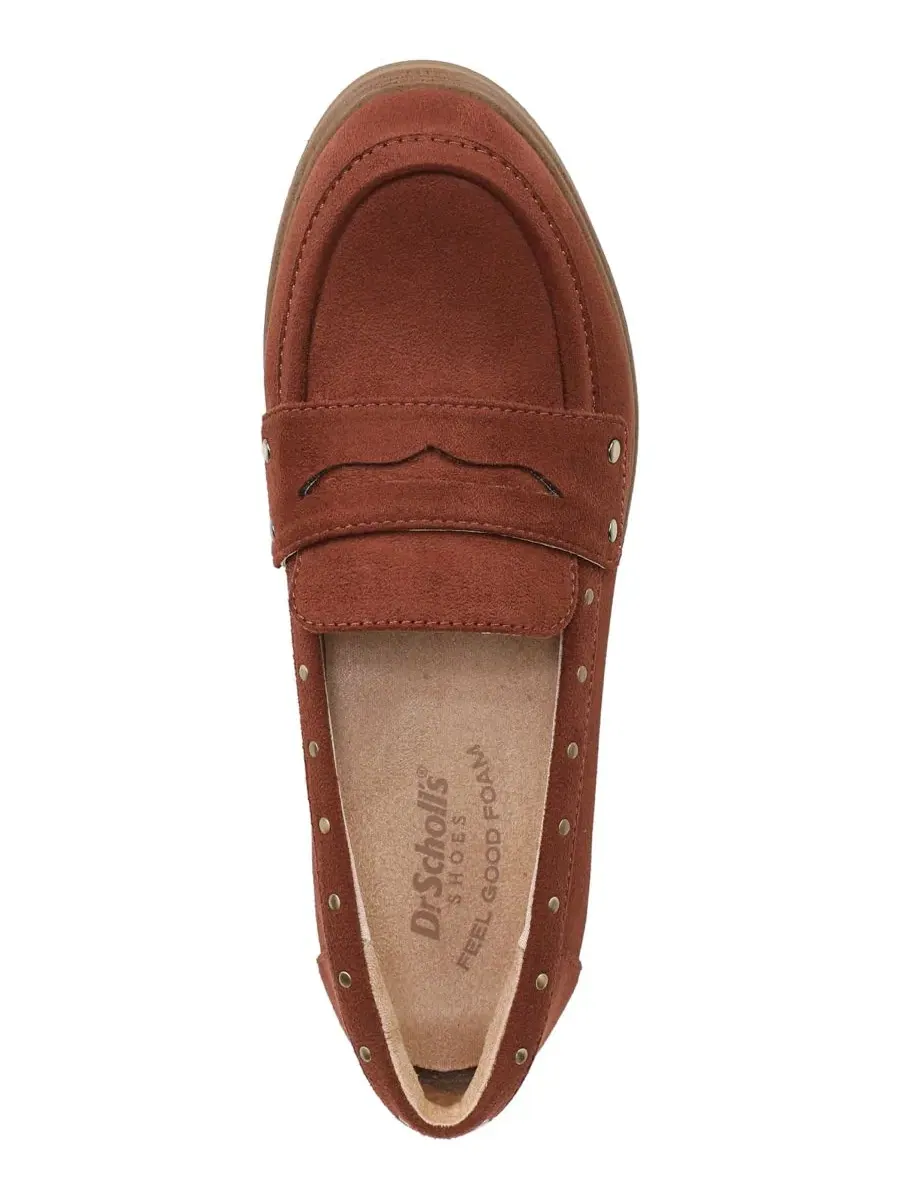Женские лоферы с заклепками Hello Stud Dr. Scholl's — изображение 4 из 5, коричневый