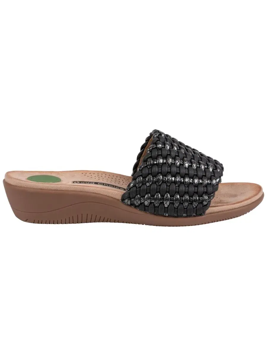 Женские плетеные сандалии Atenes Comfort Gc Shoes — изображение 2 из 5, черный