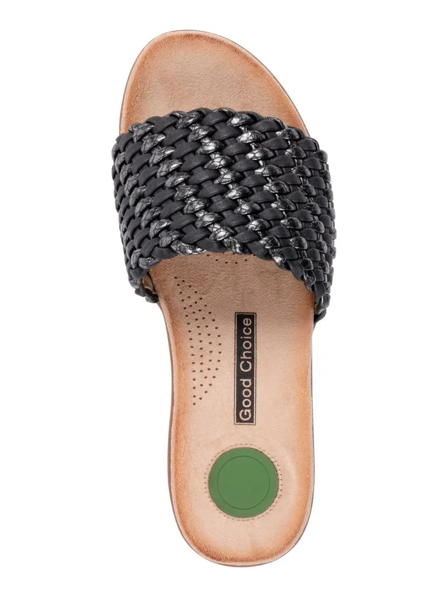 Женские плетеные сандалии Atenes Comfort Gc Shoes — изображение 4 из 5, черный
