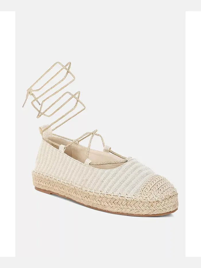 Сандалии Oplin Canvas Woven Espadrilles London Rag — изображение 1 из 3, золото