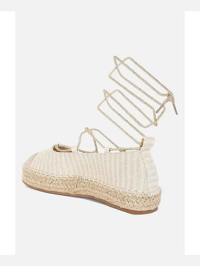 Сандалии Oplin Canvas Woven Espadrilles London Rag — изображение 3 из 3, золото