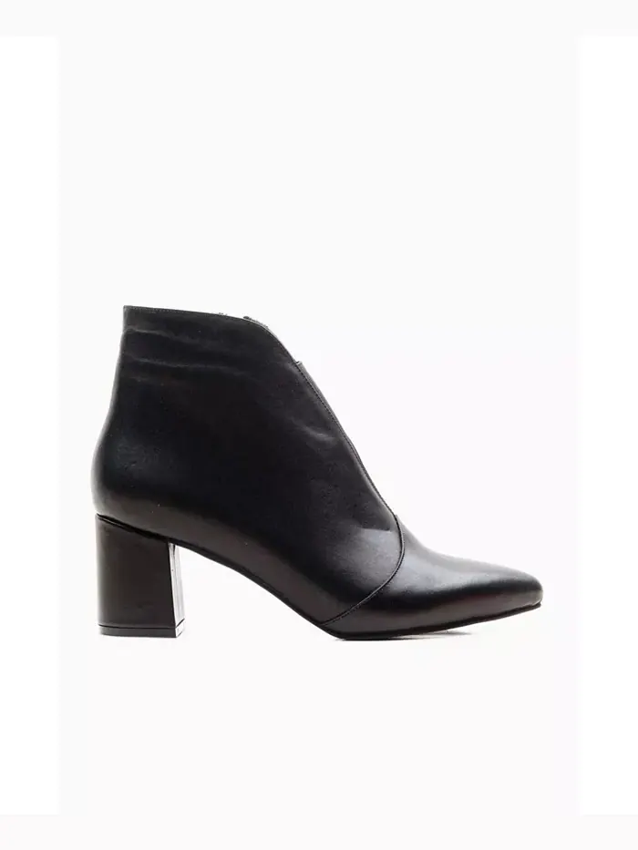 Finda Кожаные Ботинки на Блочном Каблуке (Женские) Forever & Always Shoes — изображение 9 из 9, черный