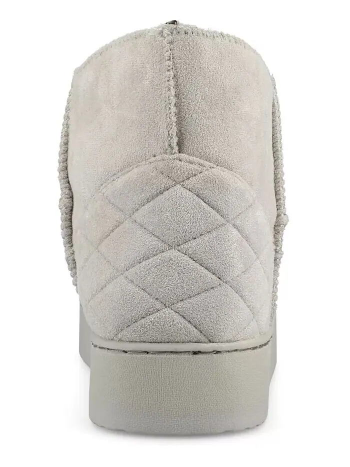 Женские тапочки Noa Round Toe Bootie Journee Collection — изображение 3 из 5, серый