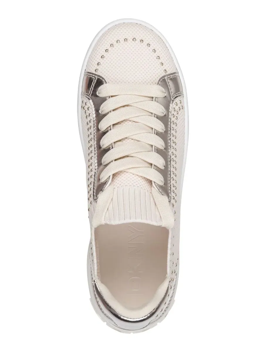 Женские кроссовки Mallory Studs с круглым носком DKNY — изображение 4 из 5, кокос