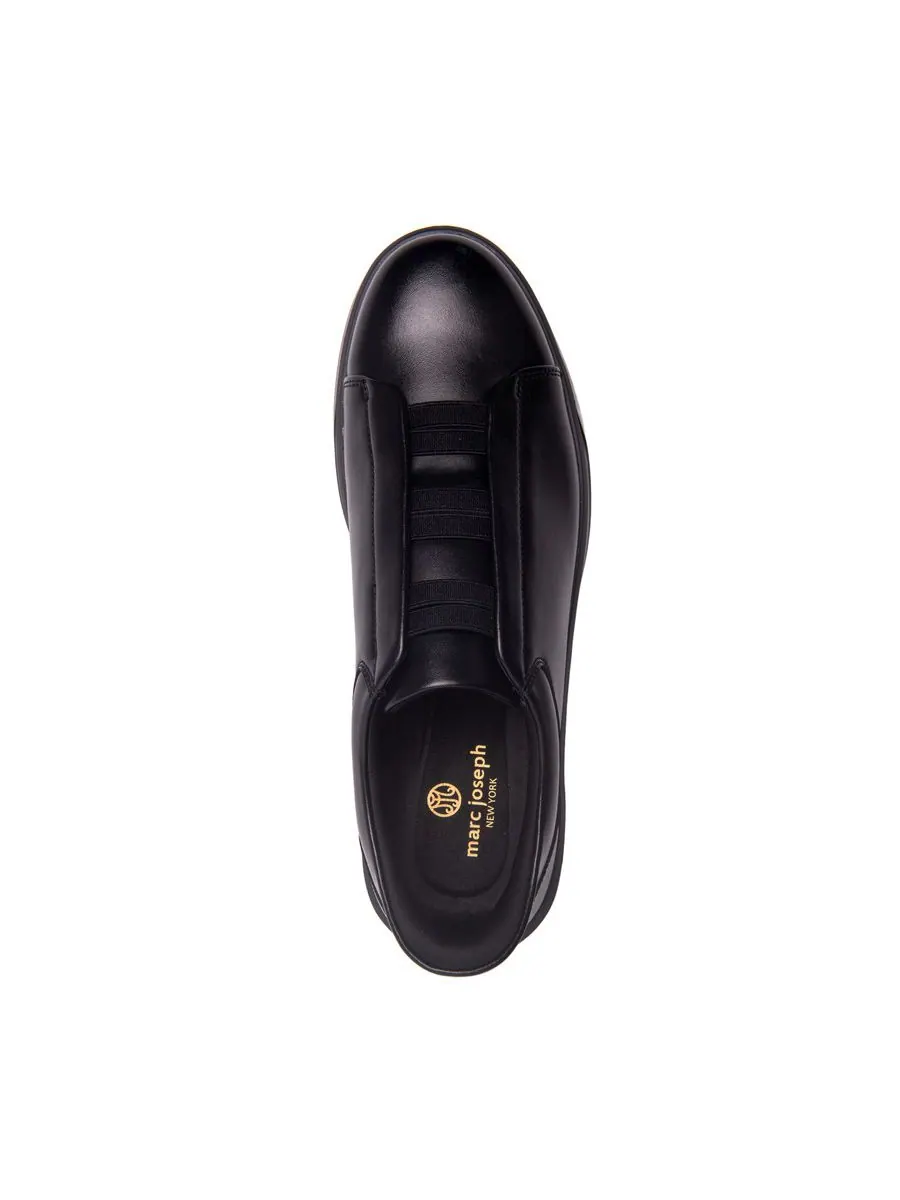 Мужские легкие кроссовки Allen St Hands-Free Slip On Technology Marc Joseph New York — изображение 6 из 6, черный/черный