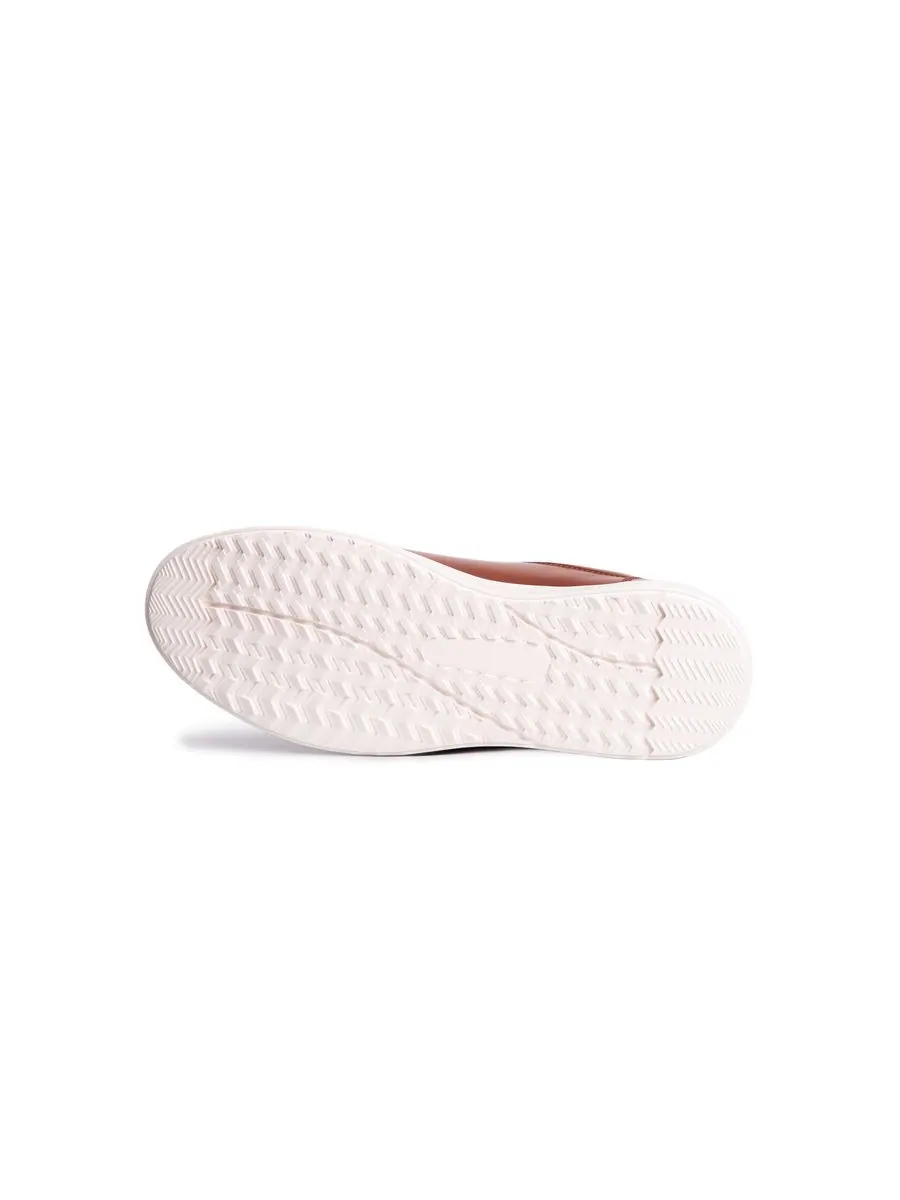 Мужские легкие кроссовки Allen St Hands-Free Slip On Technology Marc Joseph New York — изображение 5 из 6, коньячный