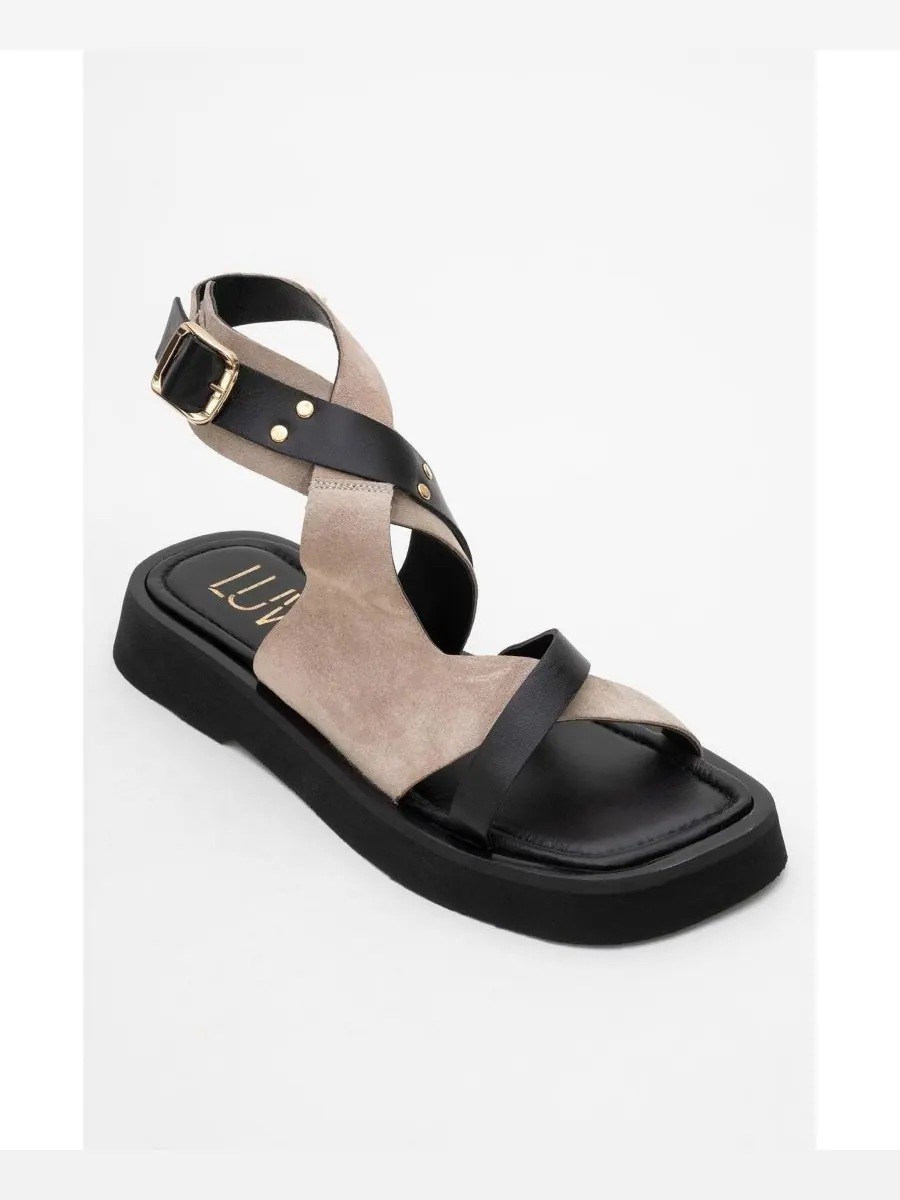 Сандалии Minnea из замшевой кожи (женские) Forever & Always Shoes
