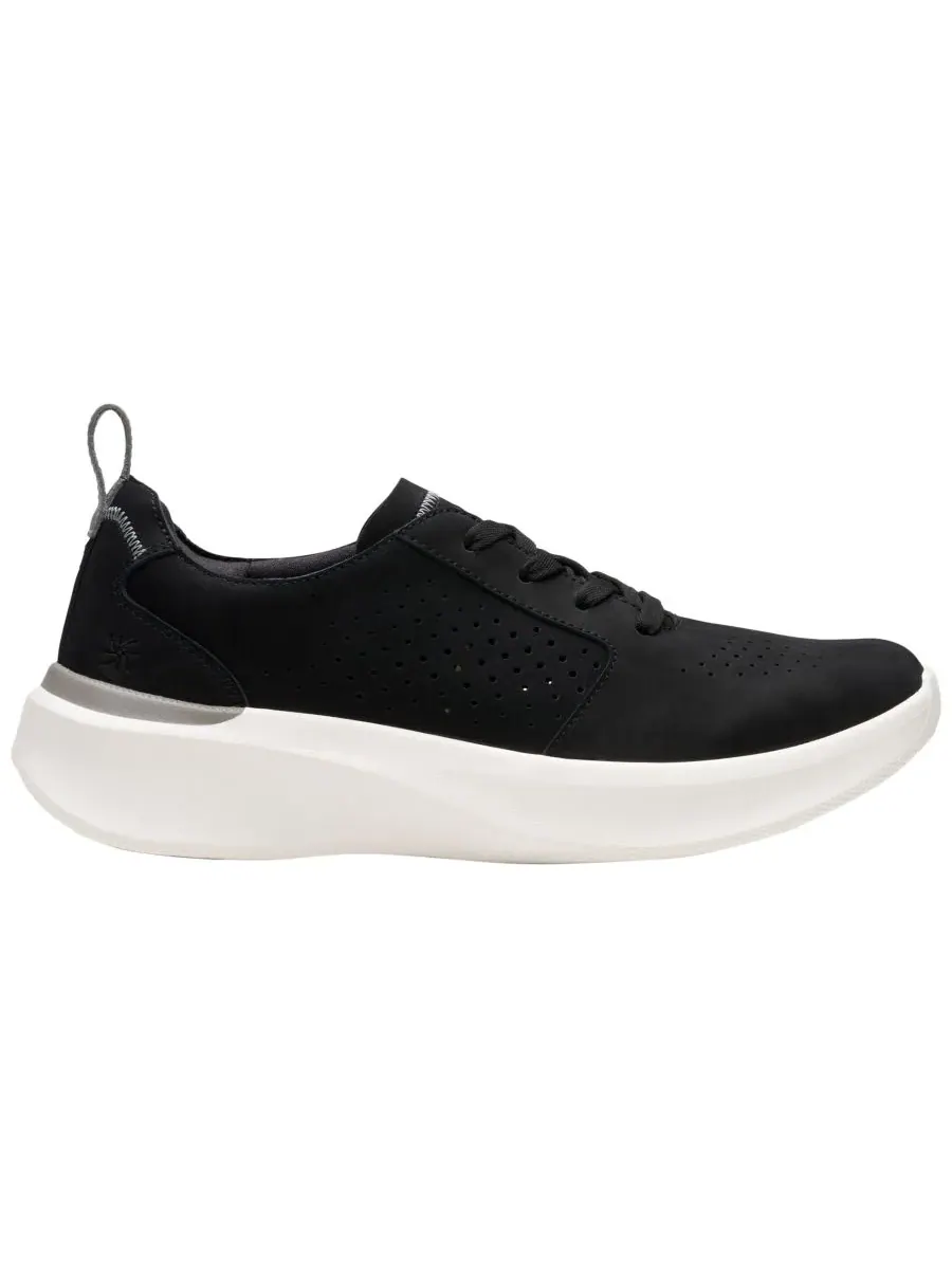 Кроссовки мужские Clarks Solevana, закругленный носок — изображение 2 из 6, черный