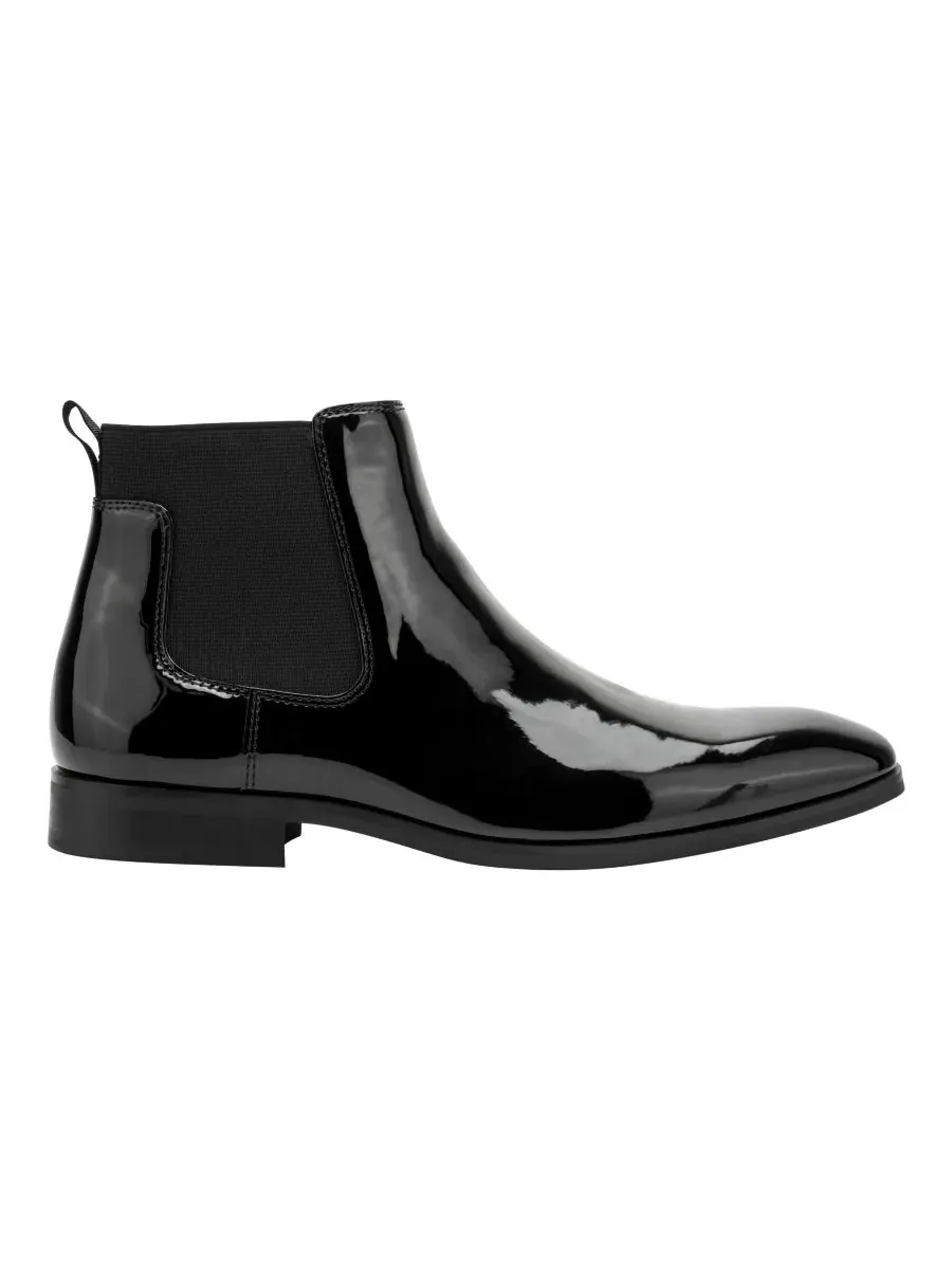 Ботинки-челси Hulard с глубокими боковыми вставками Kenneth Cole Reaction — изображение 2 из 5, черный