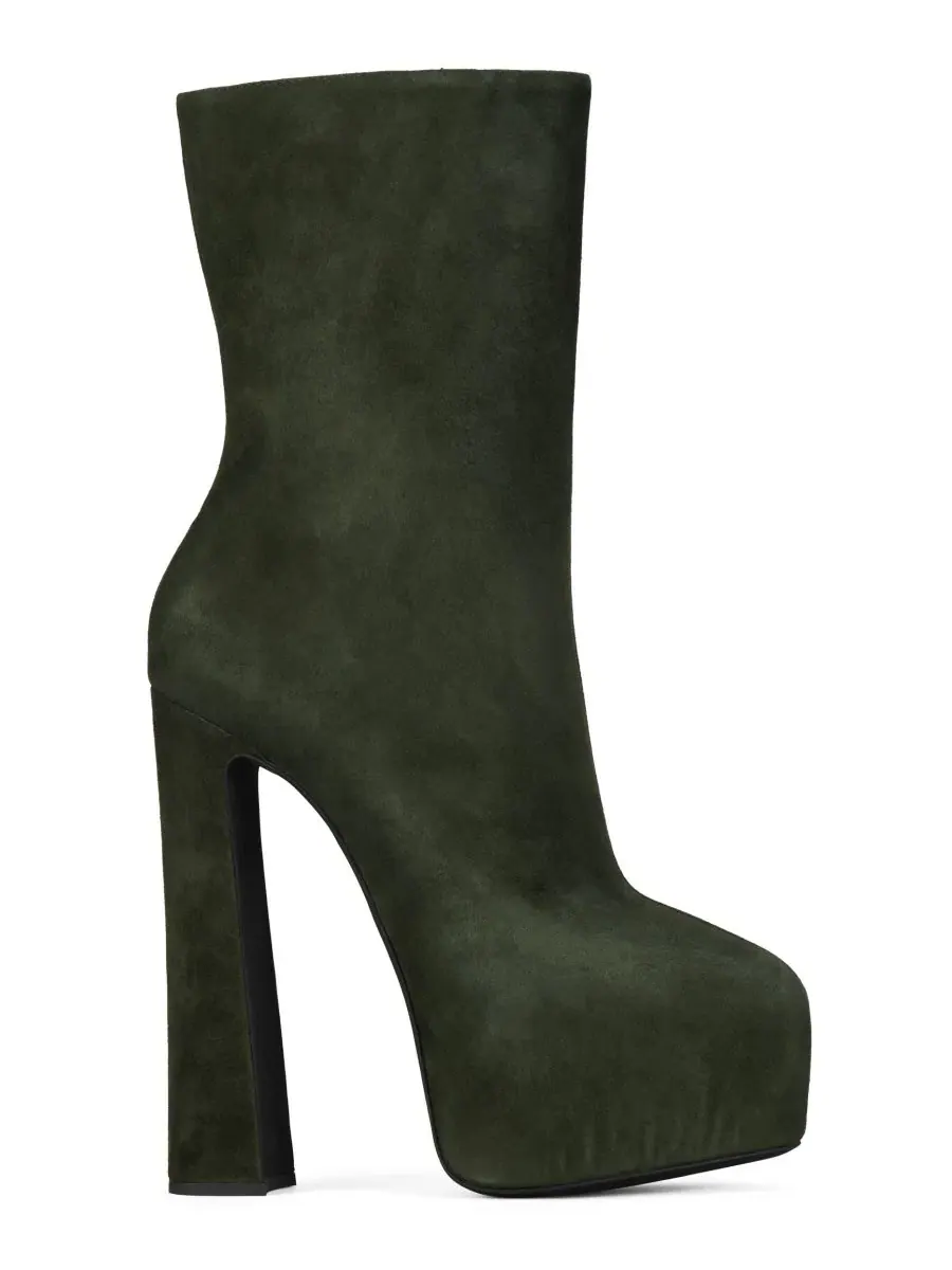 Женские ботильоны на платформе Woah Hi Jeffrey Campbell — изображение 2 из 5, темный оливковый