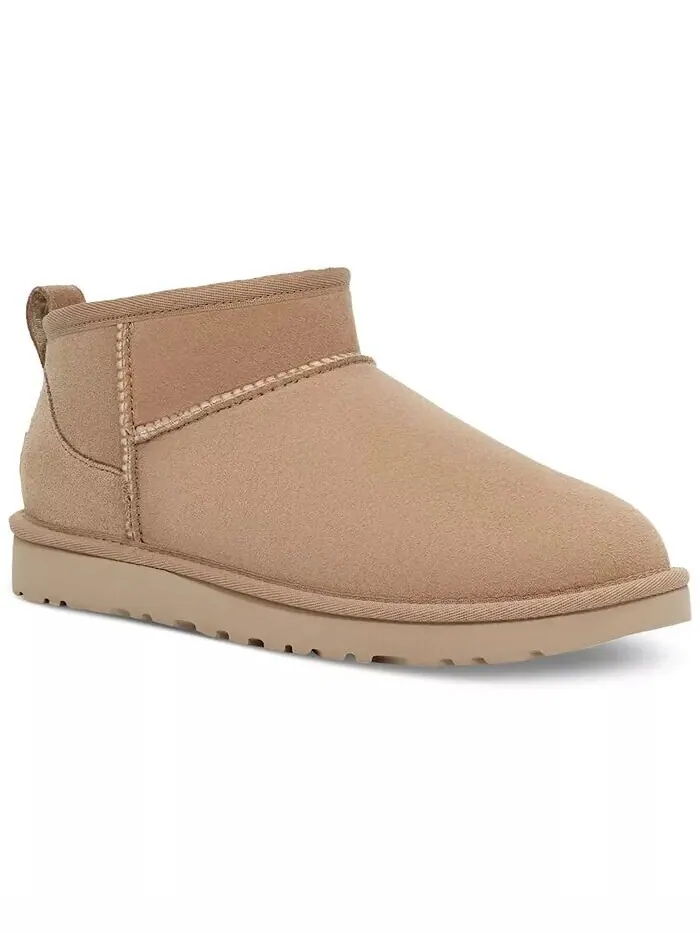 Женские классические ультра мини ботильоны UGG — изображение 1 из 5, бежевый
