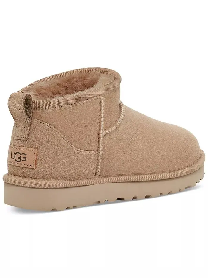 Женские классические ультра мини ботильоны UGG — изображение 3 из 5, бежевый