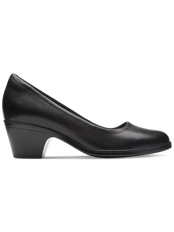 Туфли-лодочки Clarks Emily Ruby на устойчивом каблуке — изображение 2 из 5, черный