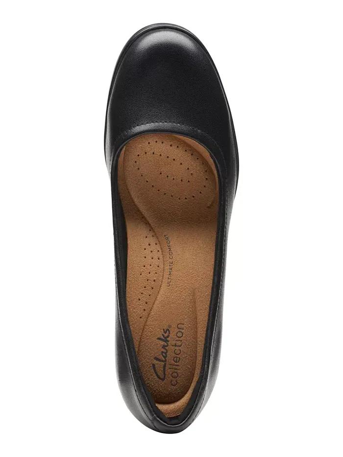 Туфли-лодочки Clarks Emily Ruby на устойчивом каблуке — изображение 4 из 5, черный