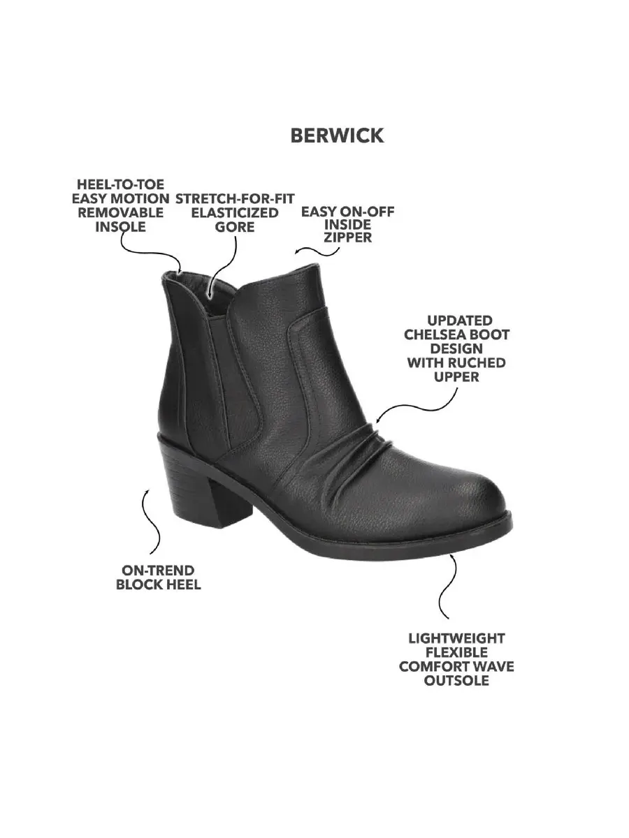 Ботильоны Berwick с низким каблуком Easy Street — изображение 7 из 8, черный