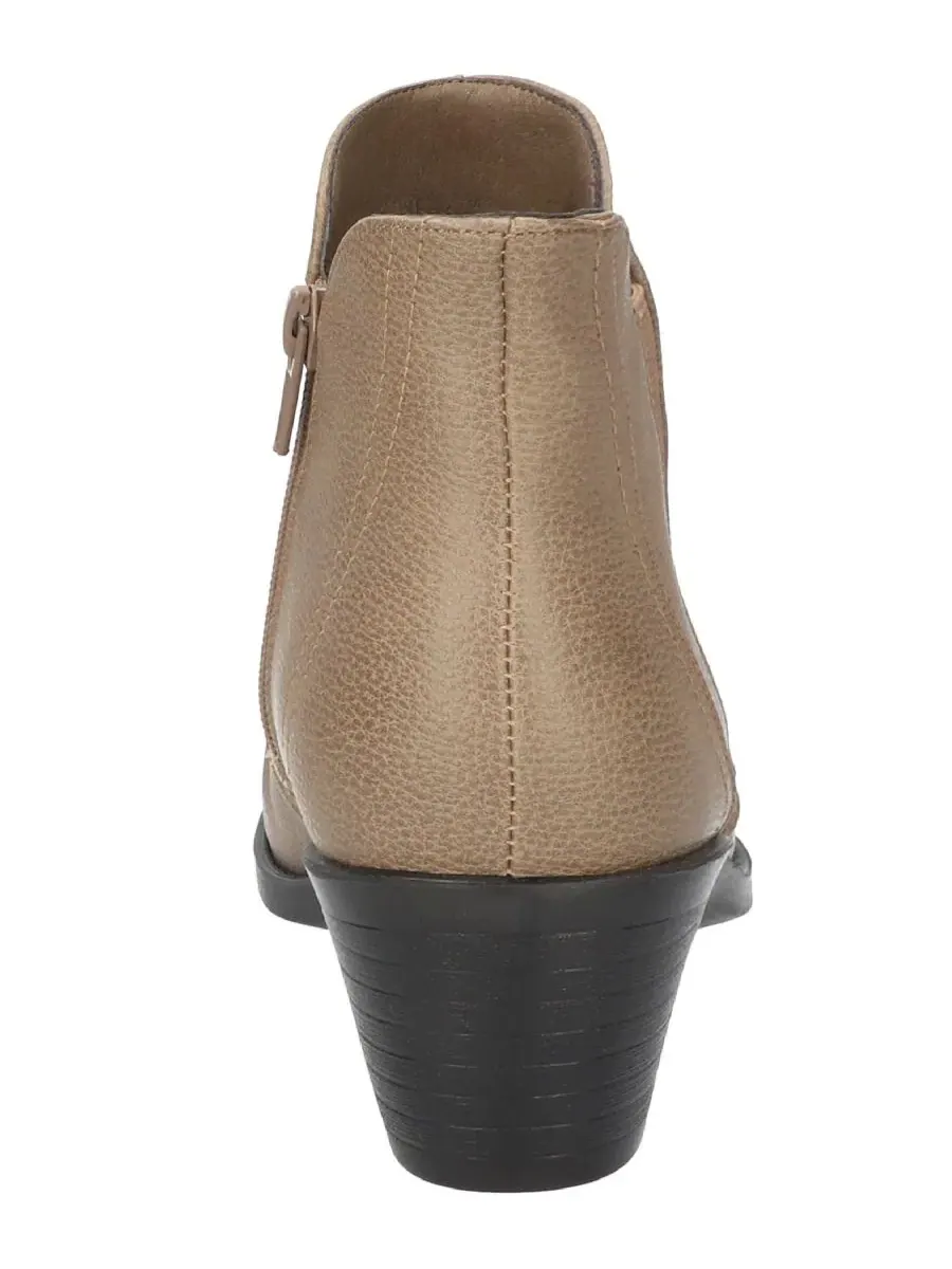 Женские ботильоны Berwick с блочным каблуком Easy Street, Taupe Pebbled — изображение 3 из 7