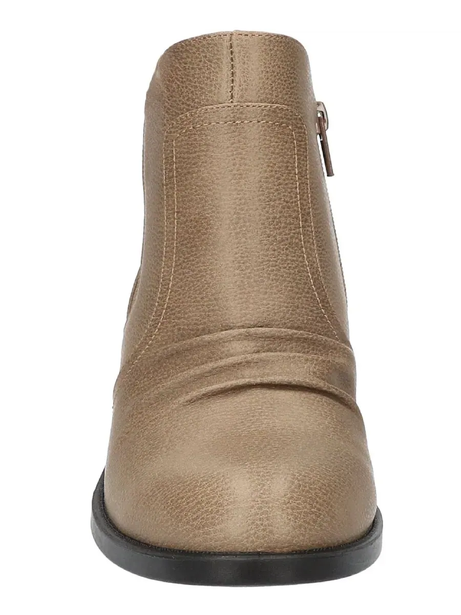 Женские ботильоны Berwick с блочным каблуком Easy Street, Taupe Pebbled — изображение 6 из 7