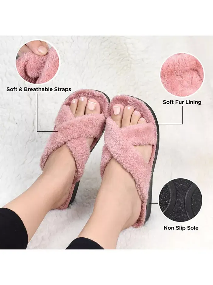 Мягкие уютные женские тапочки Lola Aerothotic — изображение 2 из 5, розовый