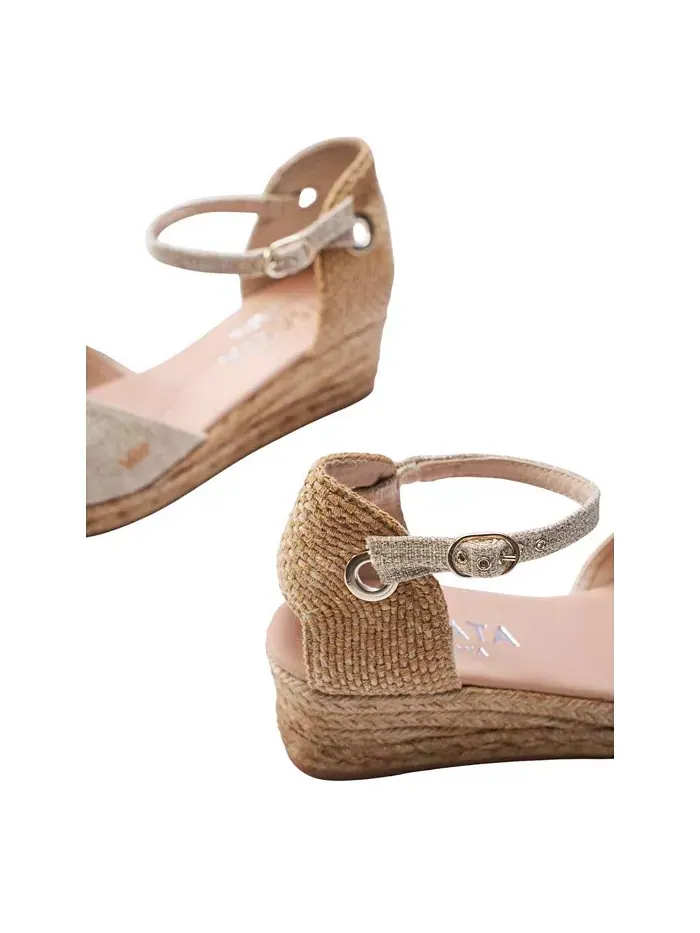 Туфли Pubol Limited Edition Canvas Espadrille Wedges VISCATA — изображение 2 из 6, золото