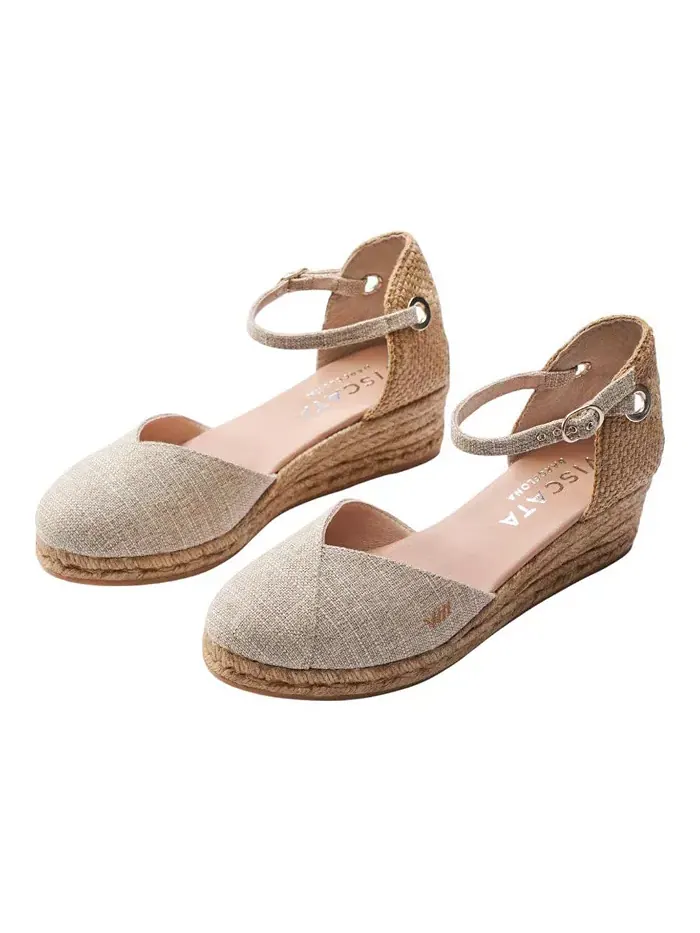 Туфли Pubol Limited Edition Canvas Espadrille Wedges VISCATA — изображение 3 из 6, золото