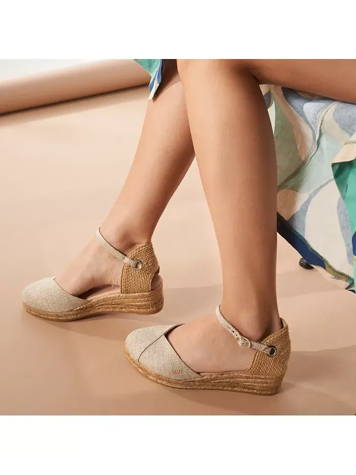 Туфли Pubol Limited Edition Canvas Espadrille Wedges VISCATA — изображение 5 из 6, золото