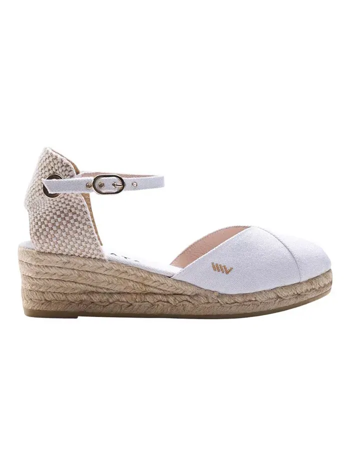 Туфли Pubol Limited Edition Canvas Espadrille Wedges VISCATA — изображение 1 из 6, белый