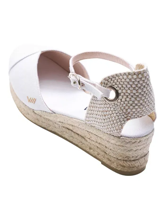 Туфли Pubol Limited Edition Canvas Espadrille Wedges VISCATA — изображение 4 из 6, белый