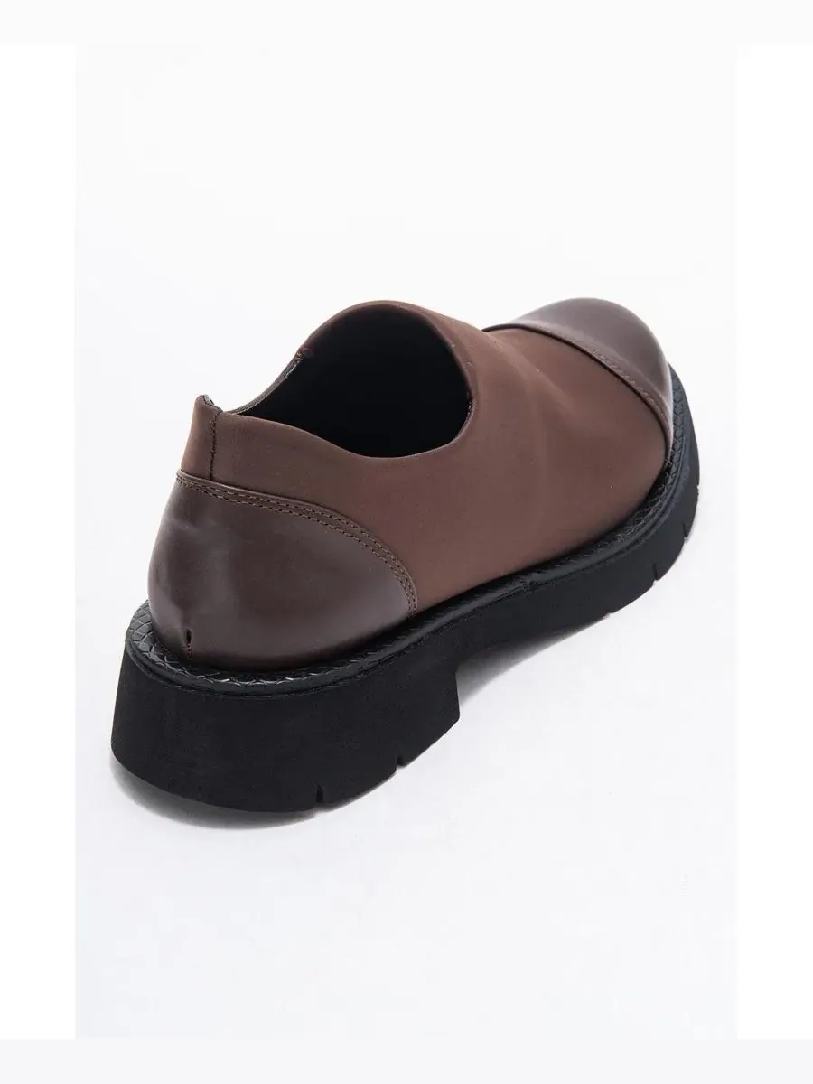 Лоферы женские с глянцевыми акцентами и спортивными деталями Panola Scuba Prologue Shoes — изображение 7 из 7, коричневый