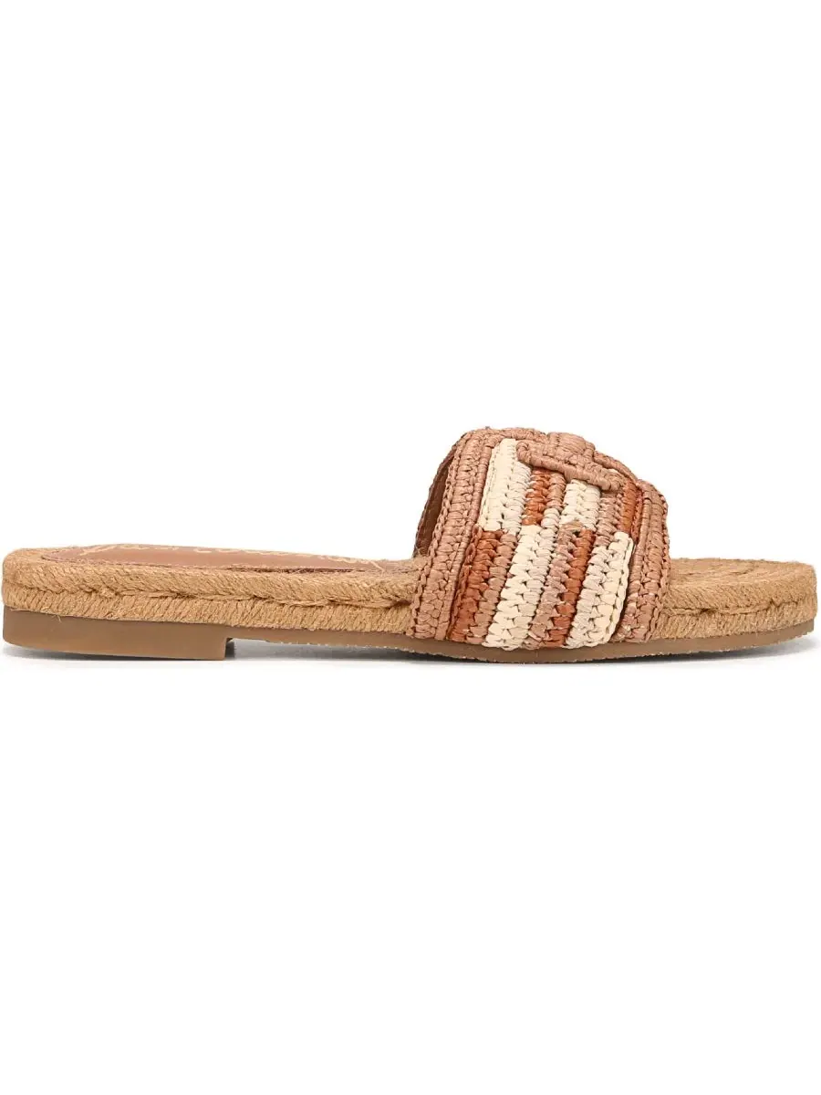 Сандалии-слайды Miya Slide Sam Edelman — изображение 2 из 5, коричневый мульти