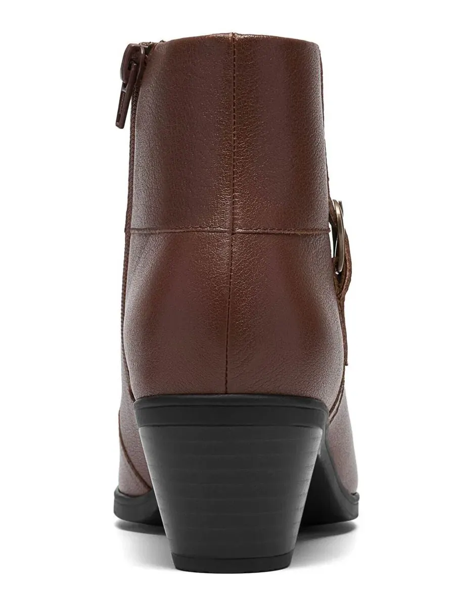 Ботинки с каблуком-столбиком Emily2 бренда Clarks — изображение 3 из 6, бежевый