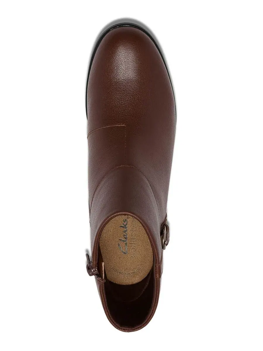 Ботинки с каблуком-столбиком Emily2 бренда Clarks — изображение 4 из 6, бежевый