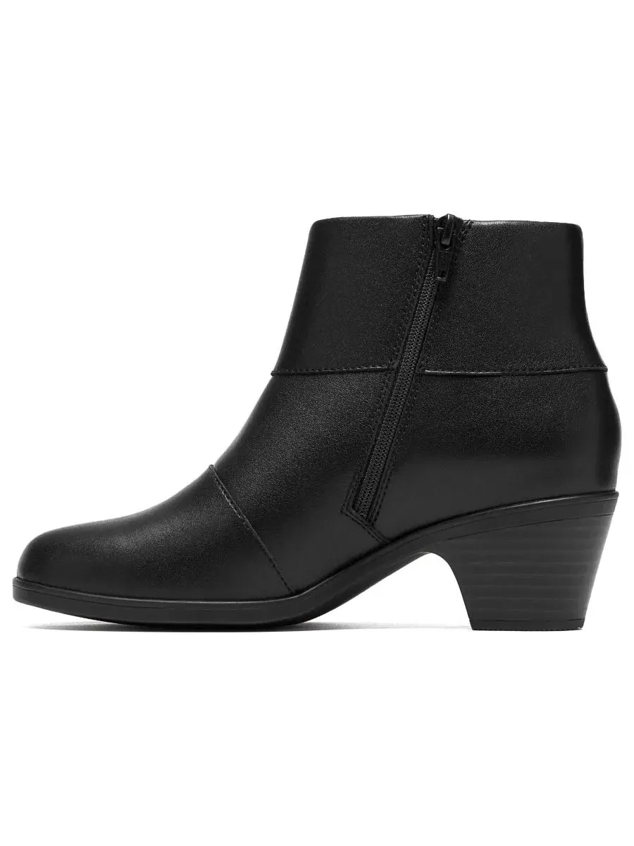 Женские ботильоны Emily на устойчивом каблуке Clarks — изображение 6 из 6, черный