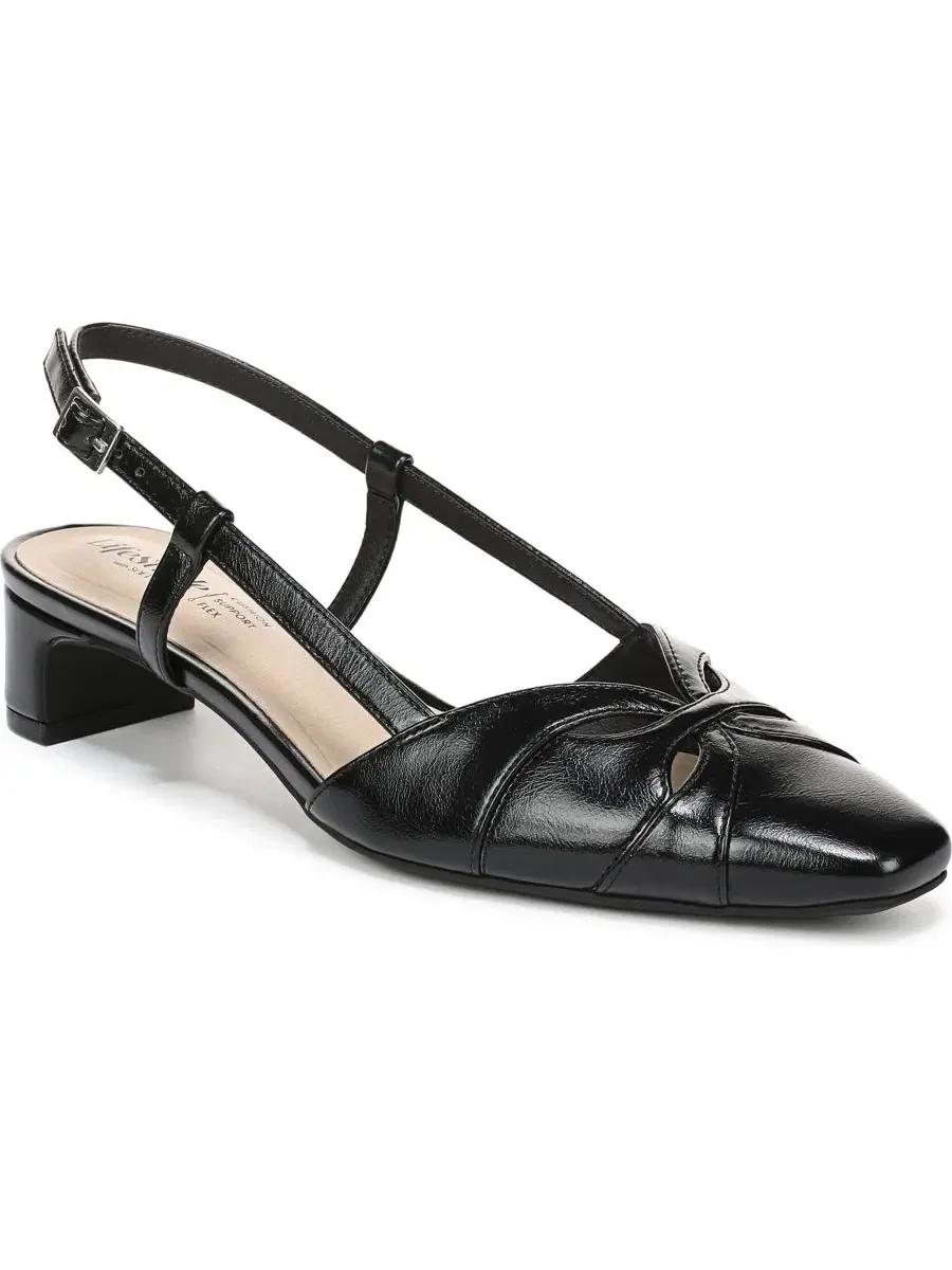 Женские босоножки-слингбэки Landon Slingback Sandals LifeStride — изображение 1 из 5, черный
