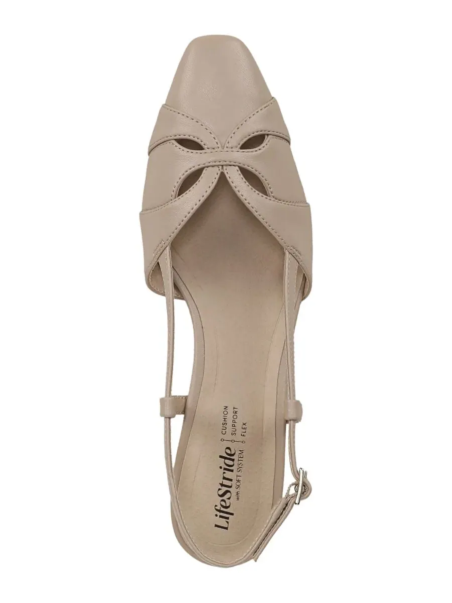 Женские босоножки на каблуке Landon Slingback LifeStride — изображение 4 из 5, тауп