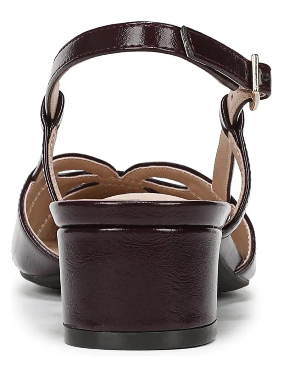 Женские босоножки Landon на невысоком каблуке LifeStride, Chocolate Plum Faux Leather — изображение 3 из 5