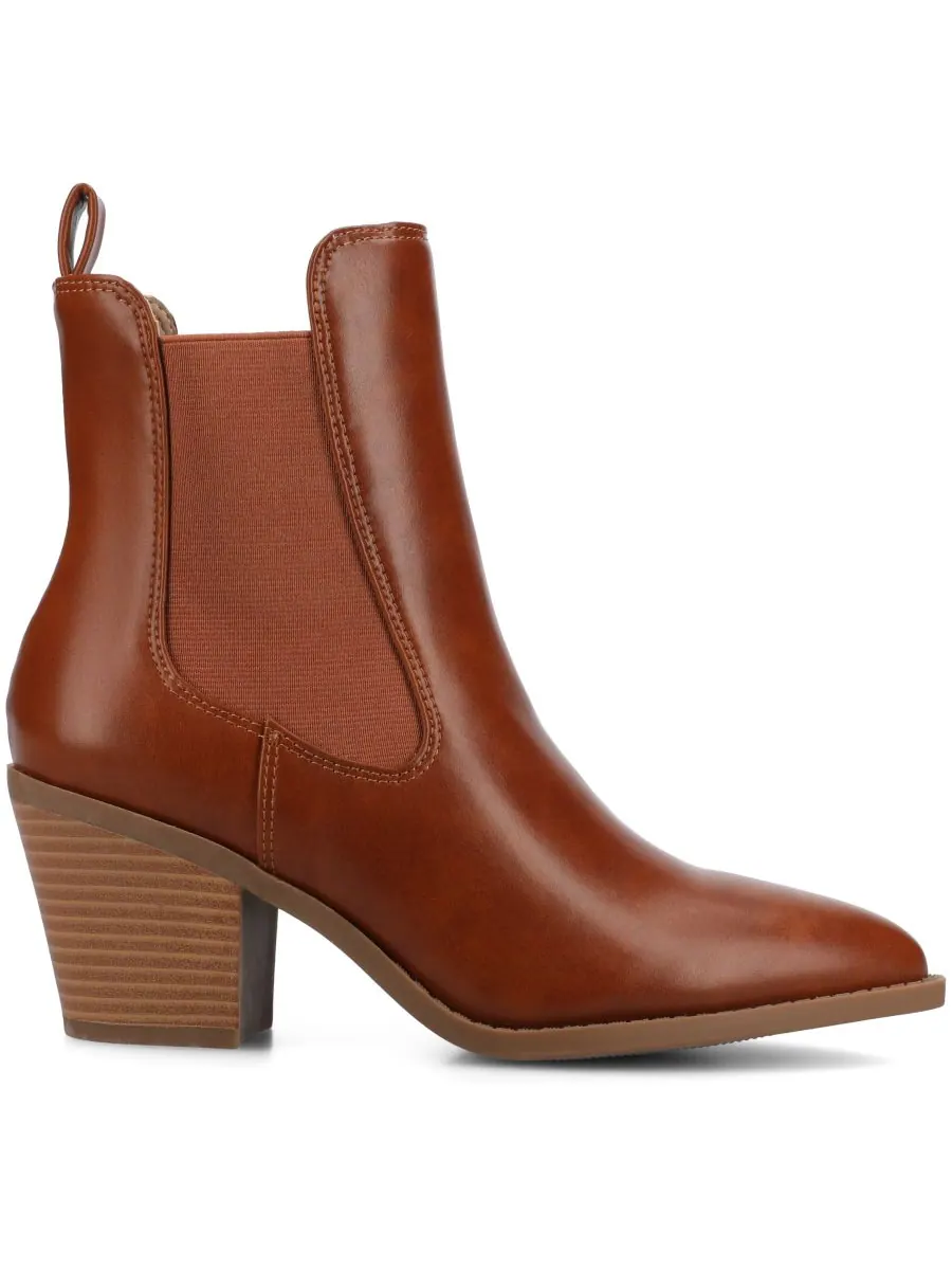 Женские ботильоны Rosemary Western Chelsea Journee Collection — изображение 2 из 6, коричневый