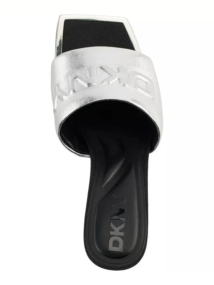 Женские сандалии Keke Slip On DKNY — изображение 4 из 5, серебряный