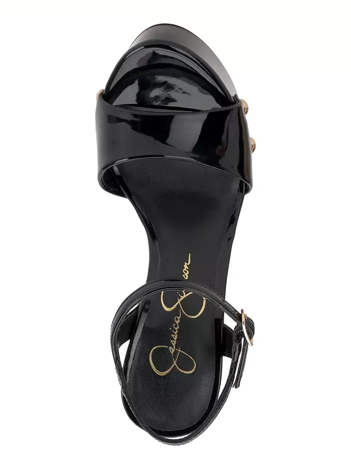 Женские сандалии на платформе Calenta Jessica Simpson — изображение 4 из 5, черный