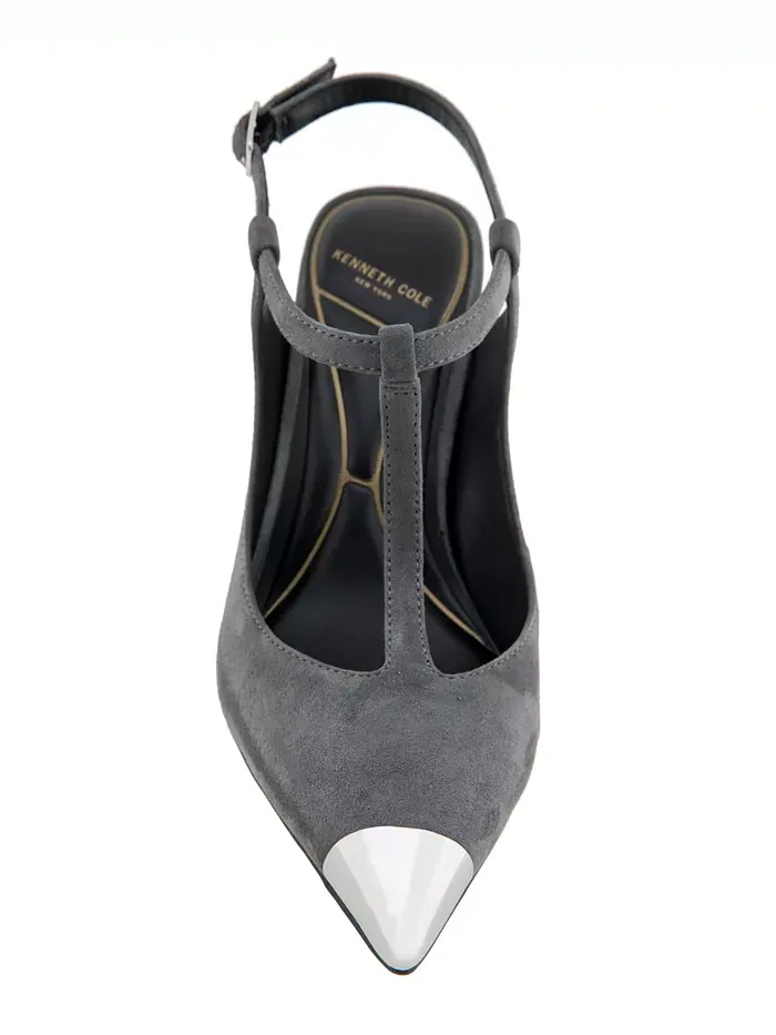 Женские туфли-лодочки Romi с мыском и Т-образной перемычкой Kenneth Cole New York — изображение 5 из 14, темный серый