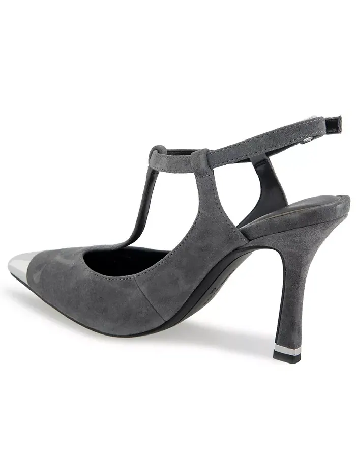Женские туфли-лодочки Romi с мыском и Т-образной перемычкой Kenneth Cole New York — изображение 7 из 14, темный серый