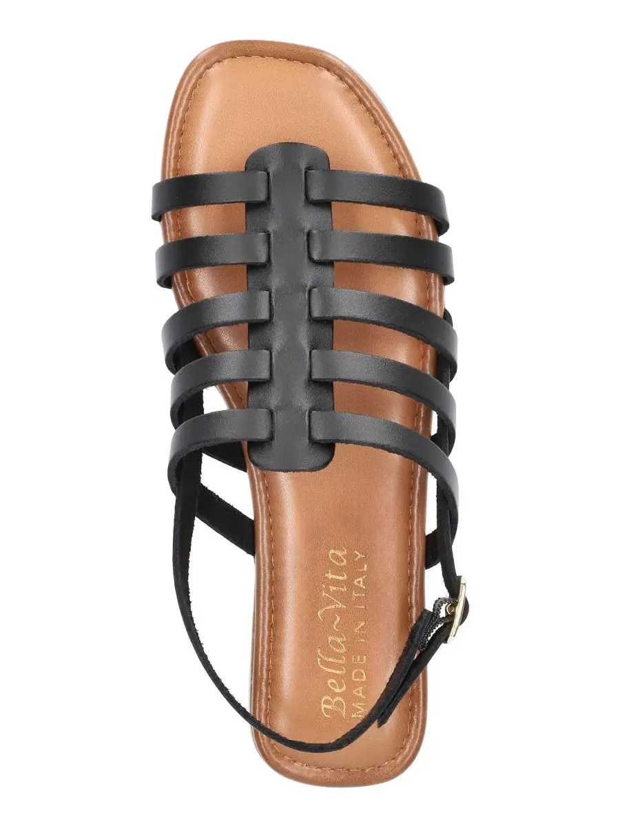 Женские сандалии Uma-Italy с ремешками на пятке Bella Vita — изображение 4 из 7, черный